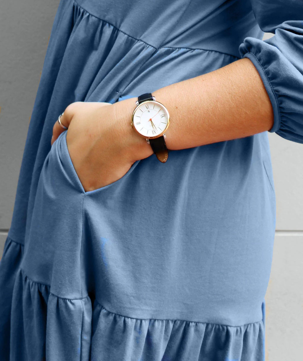 Ari Dress, Vintage Blue