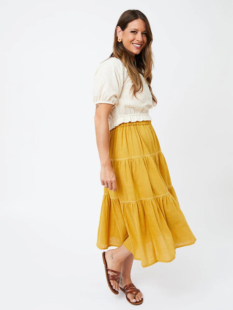 Lainey Top, Boho White