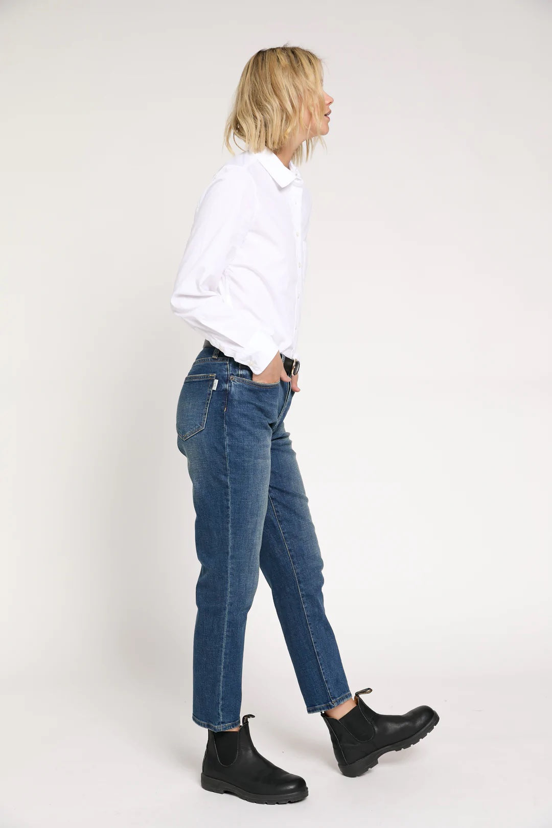 Ludlow Relaxed Mid Rise, Vintage Medium Indigo