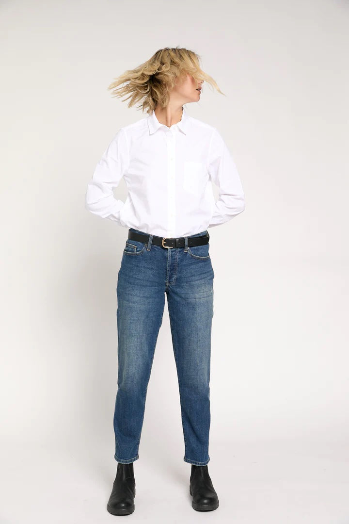 Ludlow Relaxed Mid Rise, Vintage Medium Indigo