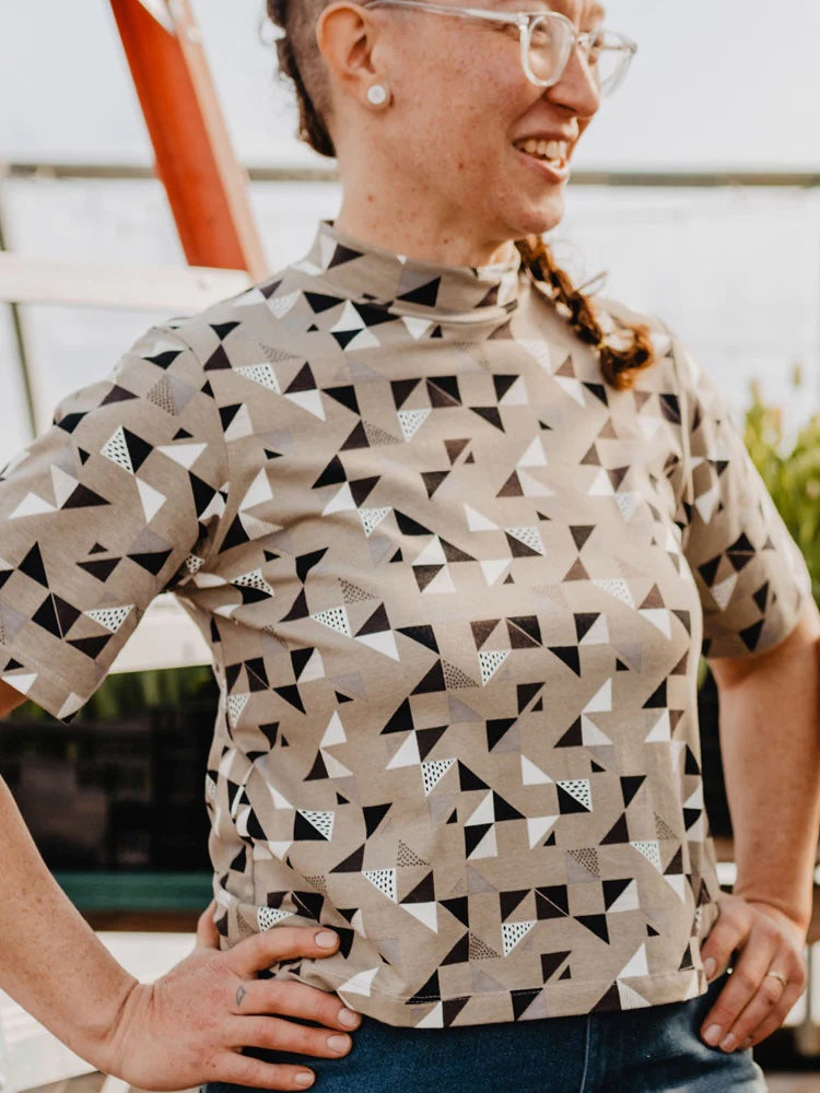 Eve Top, Monochrome Quilt