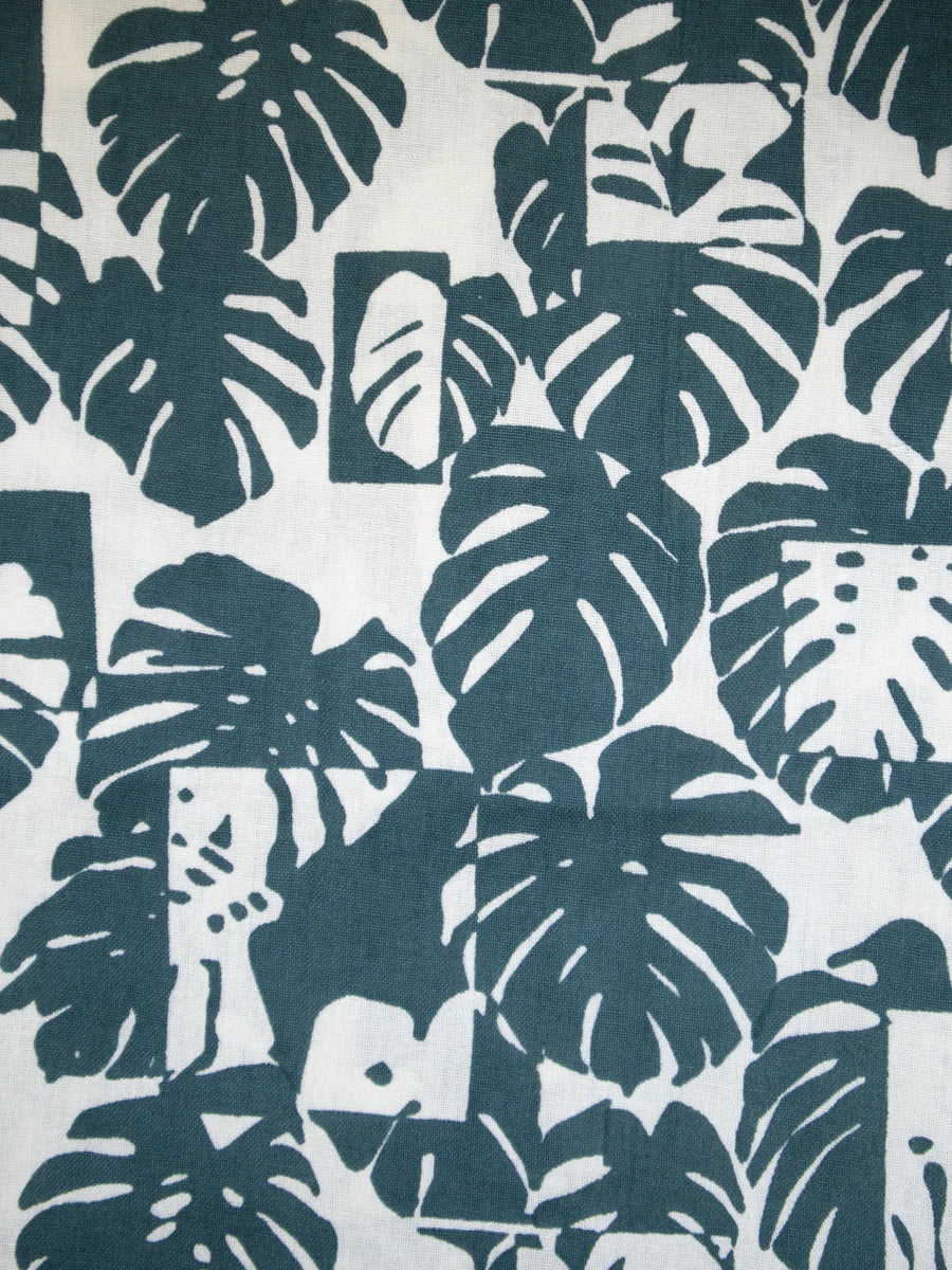 Renee Dress, Navy Monstera