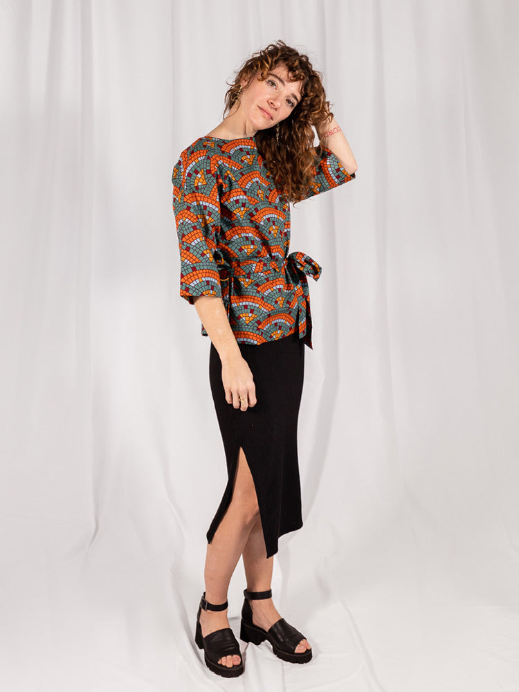 Ruth Top, Mosaic Fan