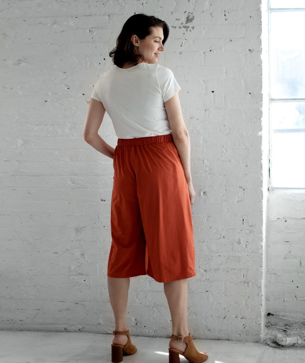 Edith Wrap Pants, Pumpkin Spice