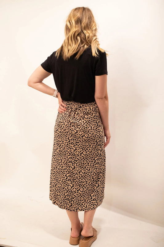 Midi Skirt, Spotted