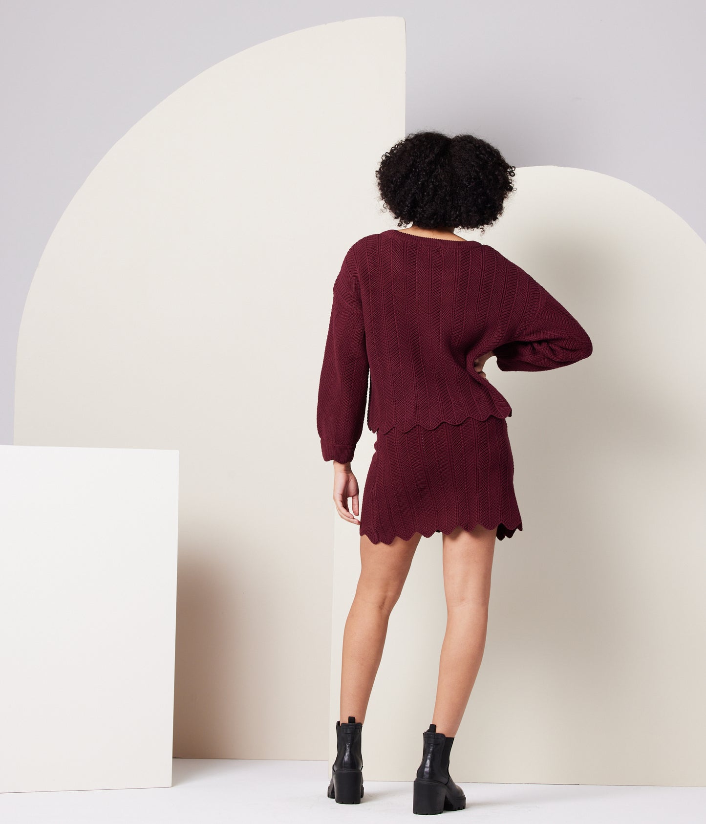 Akira Sweater, Burgundy