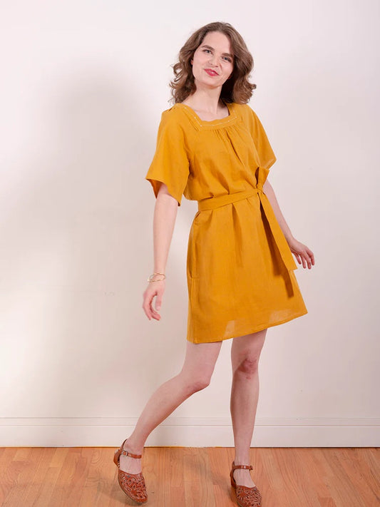 Alexis Mini Dress, Turmeric
