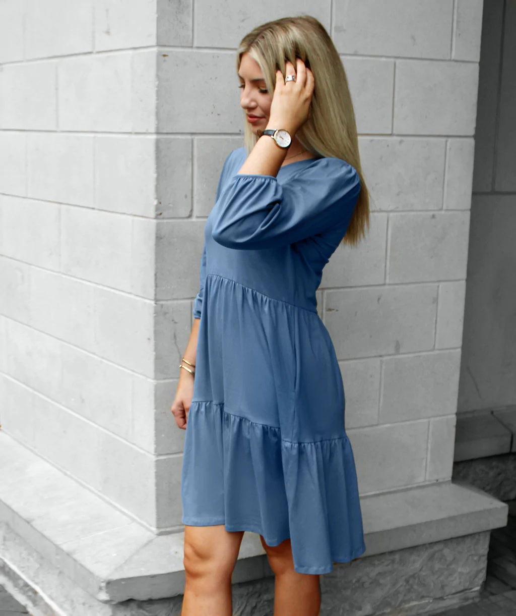 Ari Dress, Vintage Blue