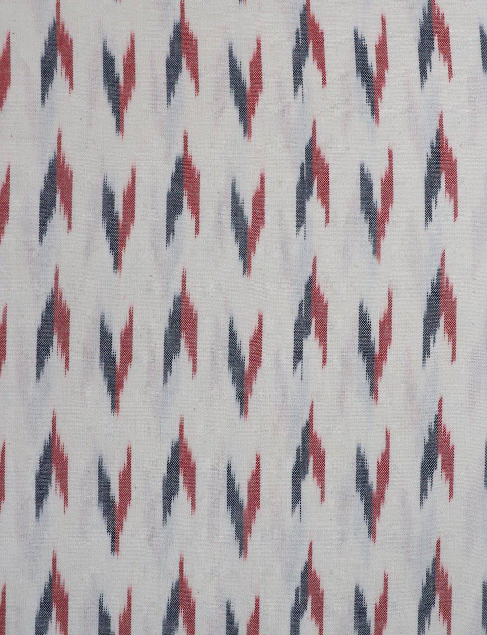 Aspen Top, Ikat Red/Blue/White