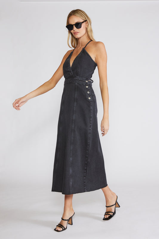 Callista Maxi Dress, Black Rock