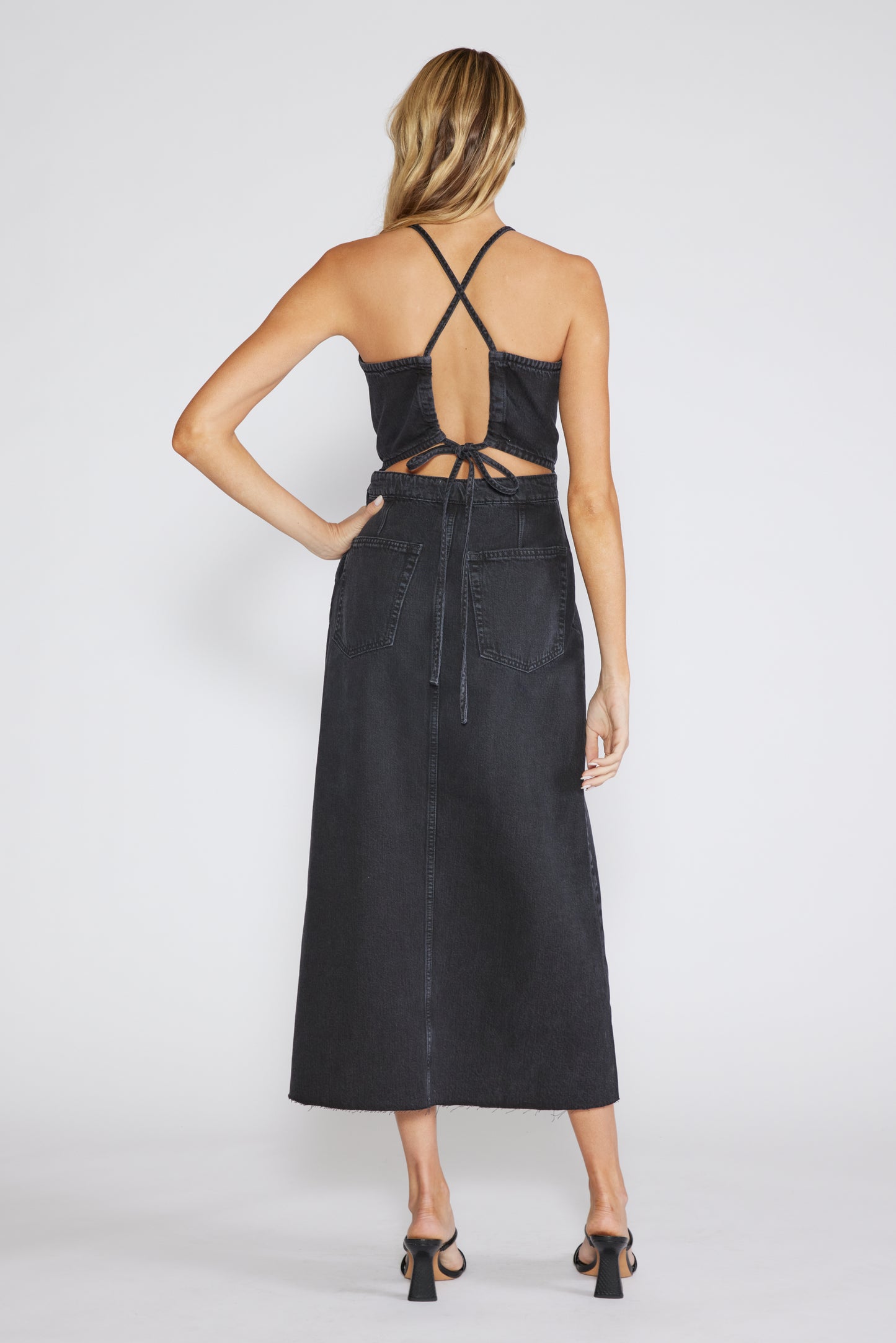 Callista Maxi Dress, Black Rock