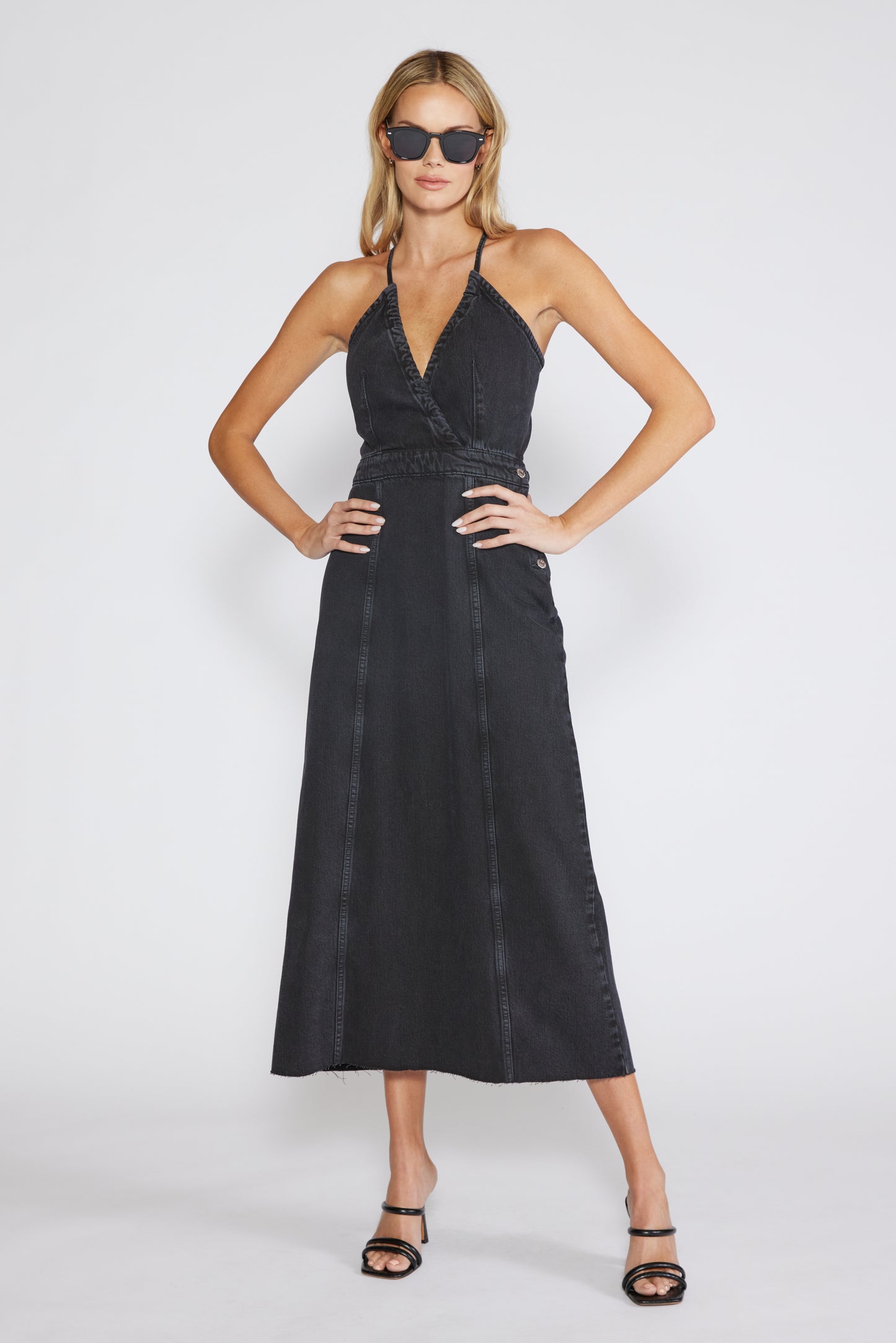 Callista Maxi Dress, Black Rock