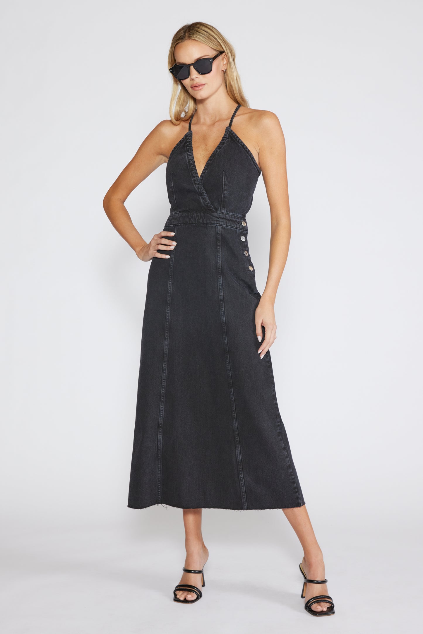 Callista Maxi Dress, Black Rock