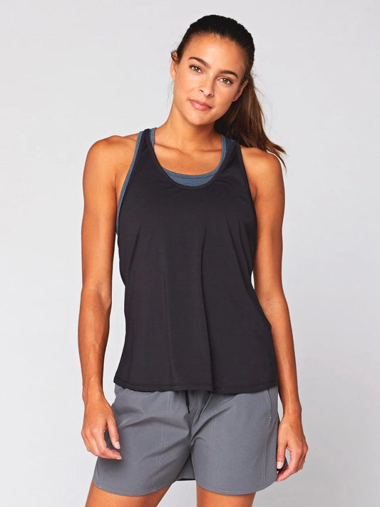 Cassia Active Tank, Jet Black