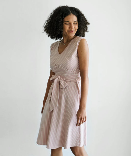 Charlotte Dress, Dusty Pink