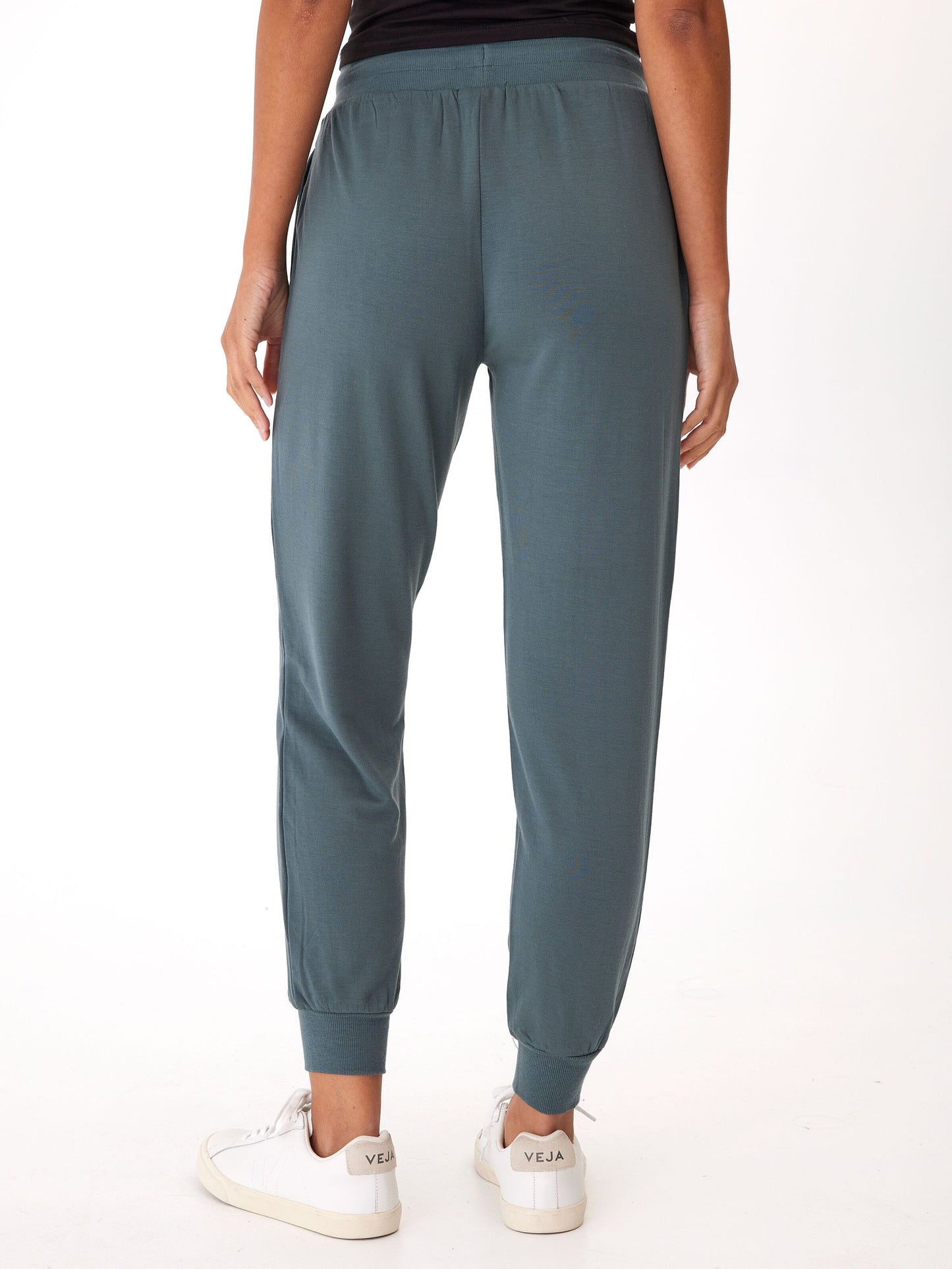 Connie Feather Fleece Jogger, Seagrass