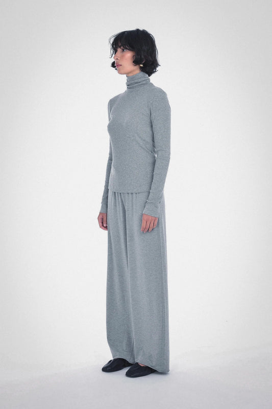 Cynthia Turtle Neck, Melange Grey