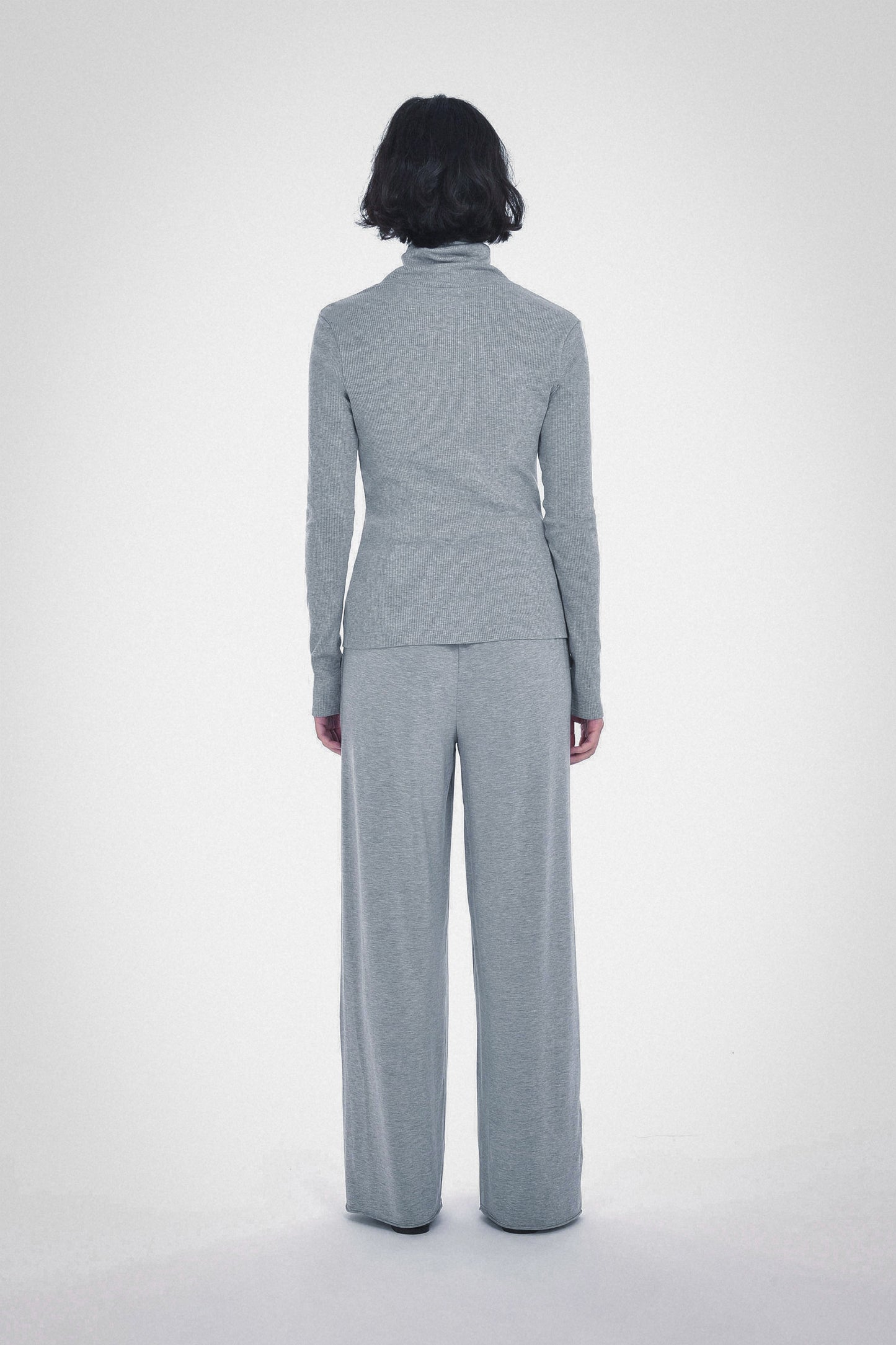 Cynthia Turtle Neck, Melange Grey