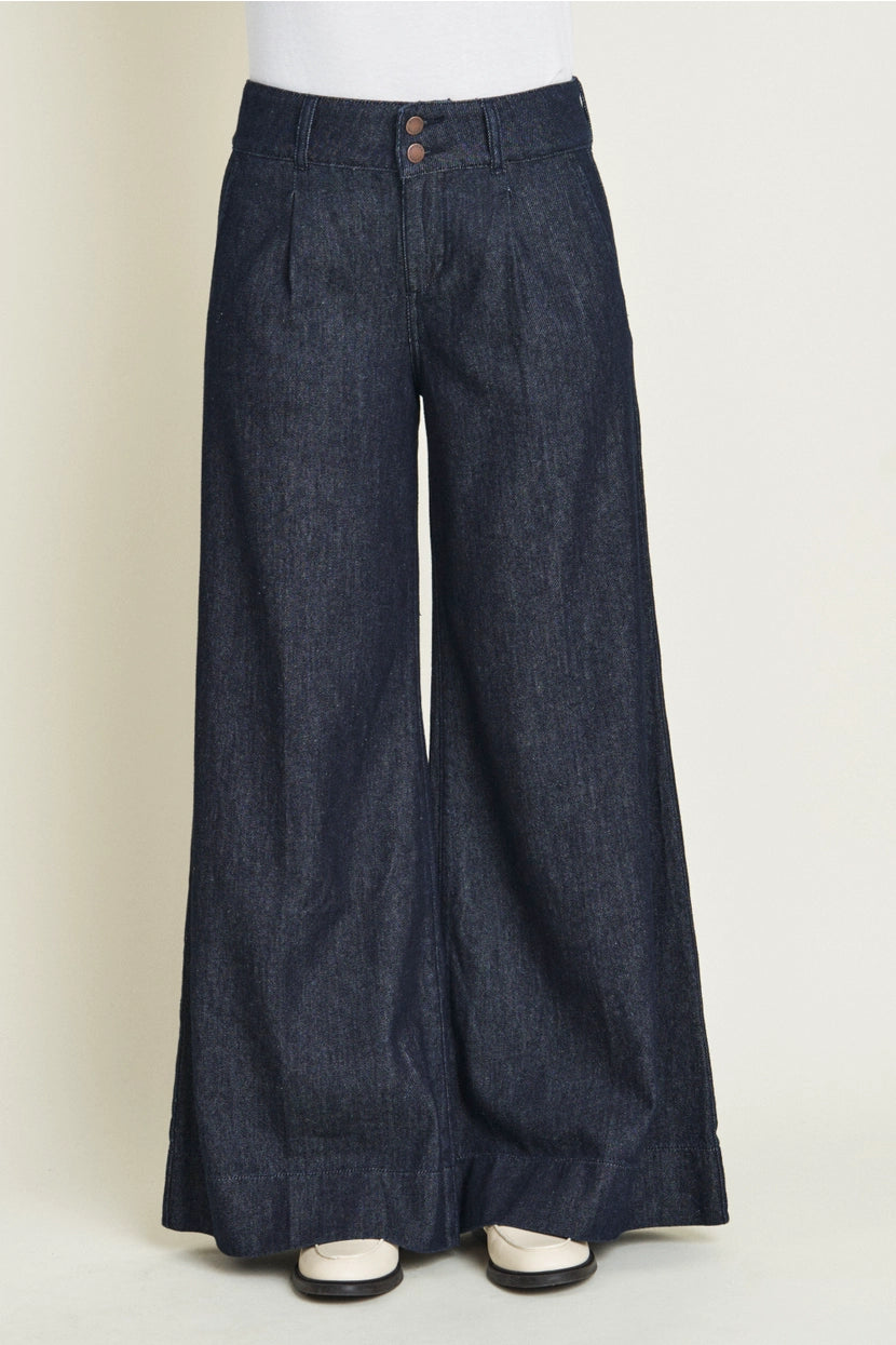 Danbury Pleated Trouser Jean, Timbers