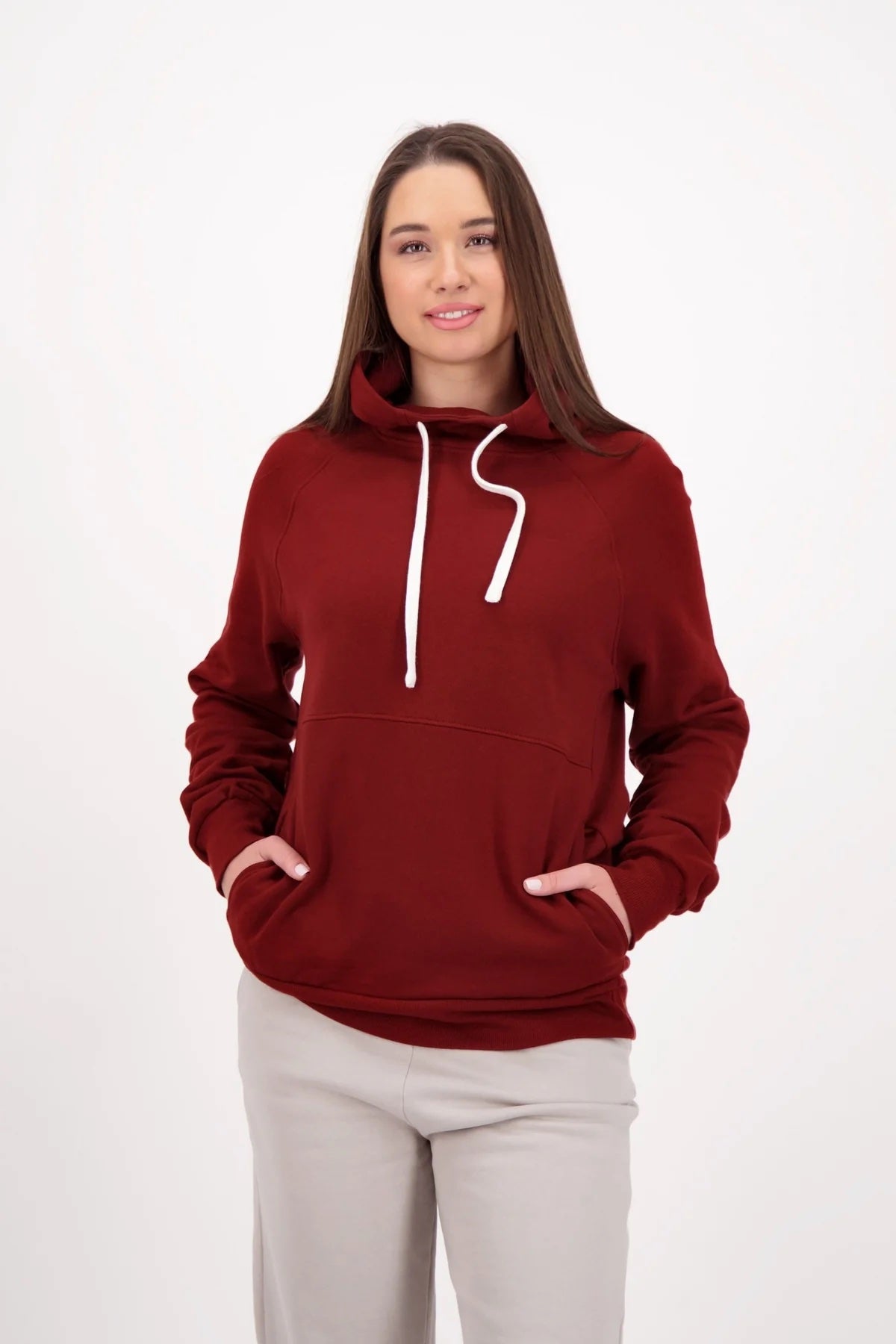 Fair Hoodie, Burgundy