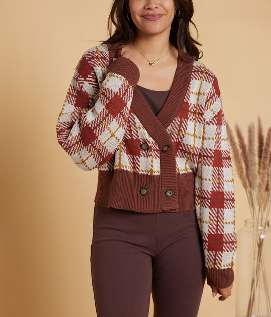 Harlow Cardigan, Plaid