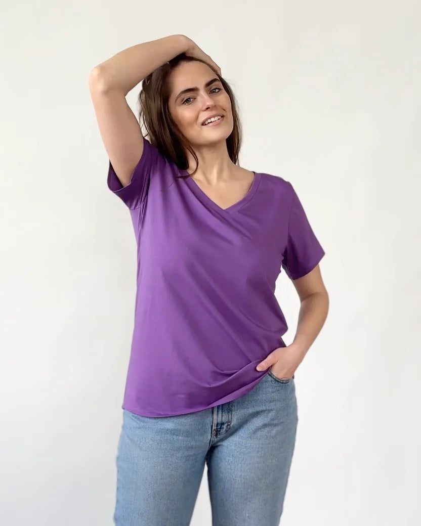 Ivy Tee, Purple