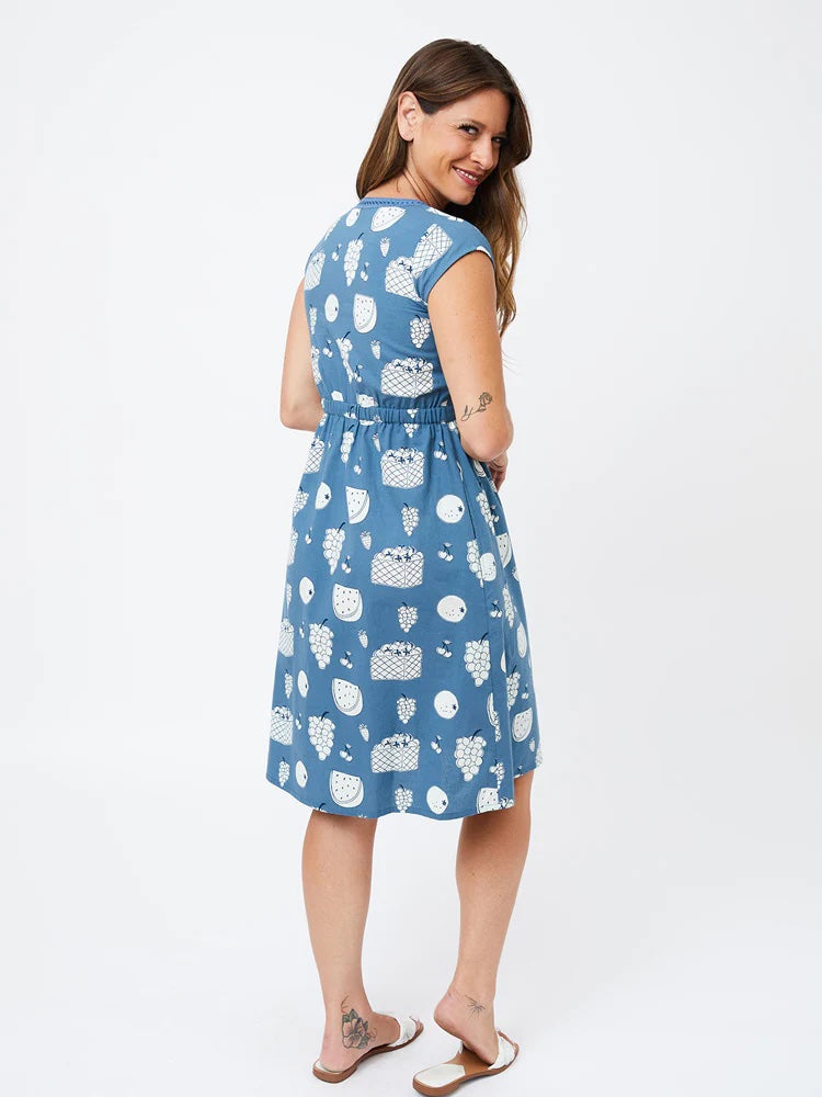 Jaya Dress, Fruity Blue