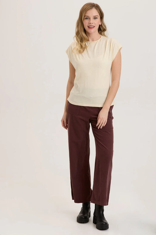 Jolene Wide Leg, Sarsaparilla