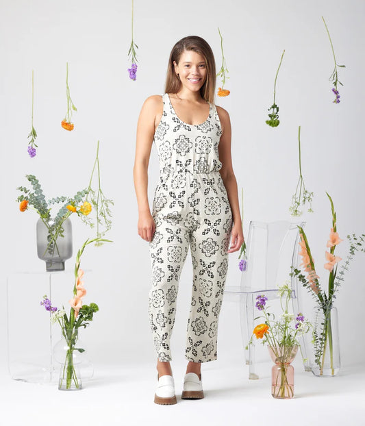 Saint Jumpsuit, Taupe Bandana