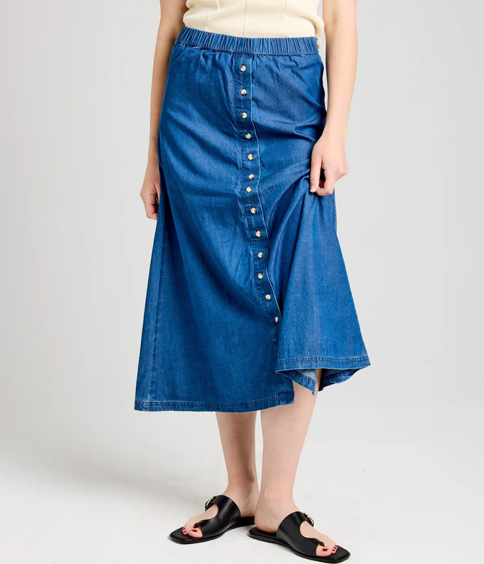 Willow Skirt, Chambray