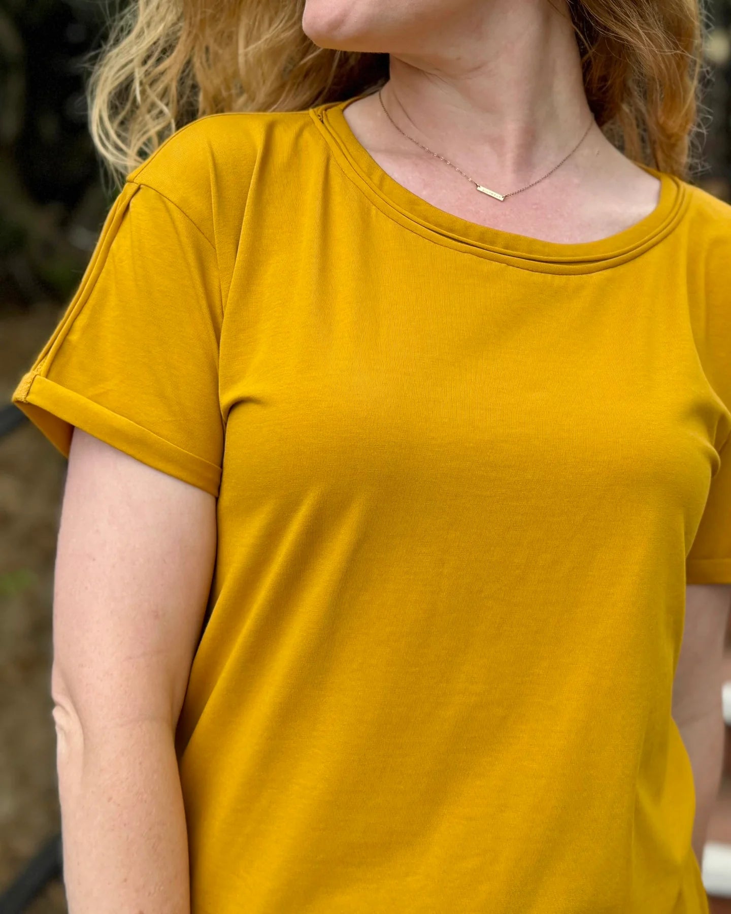 Leisure Tee, Mustard