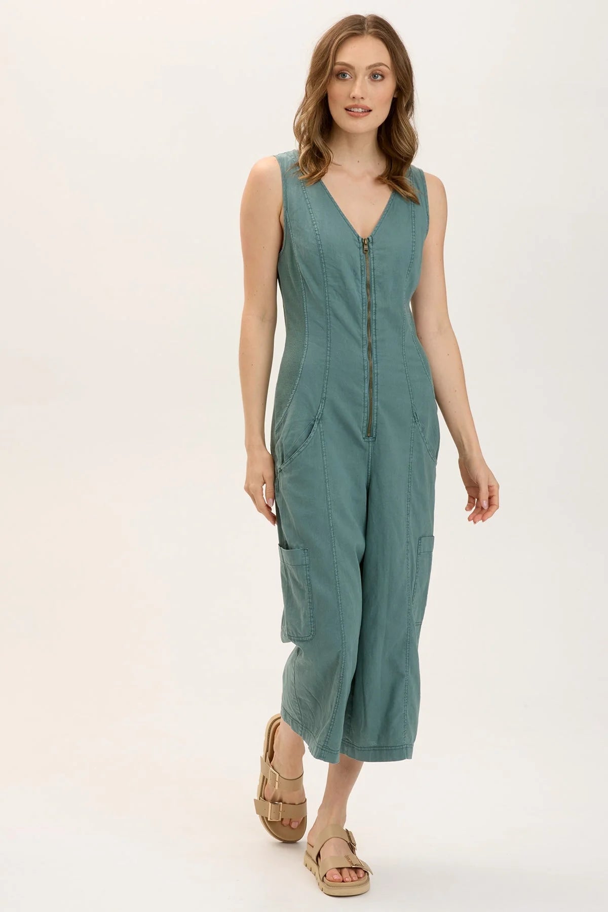 Linen Norris Jumpsuit, Folktale