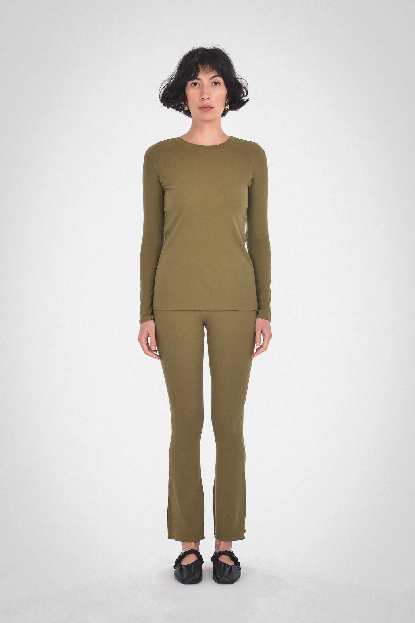 Lisa Long Sleeve Top, Moss