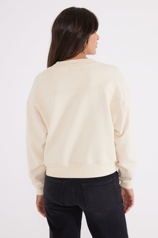 Mariana Zip Sweat Jacket, Birch