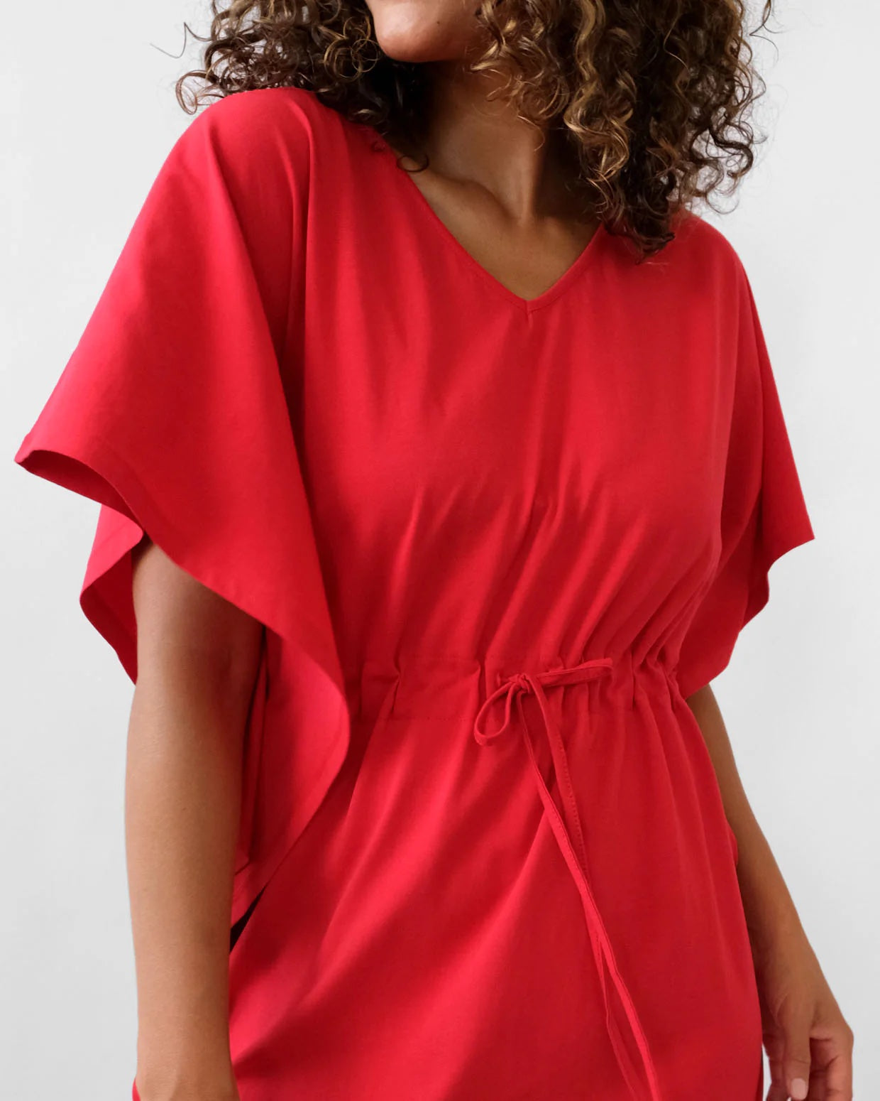 Matilda Dress, Bright Red