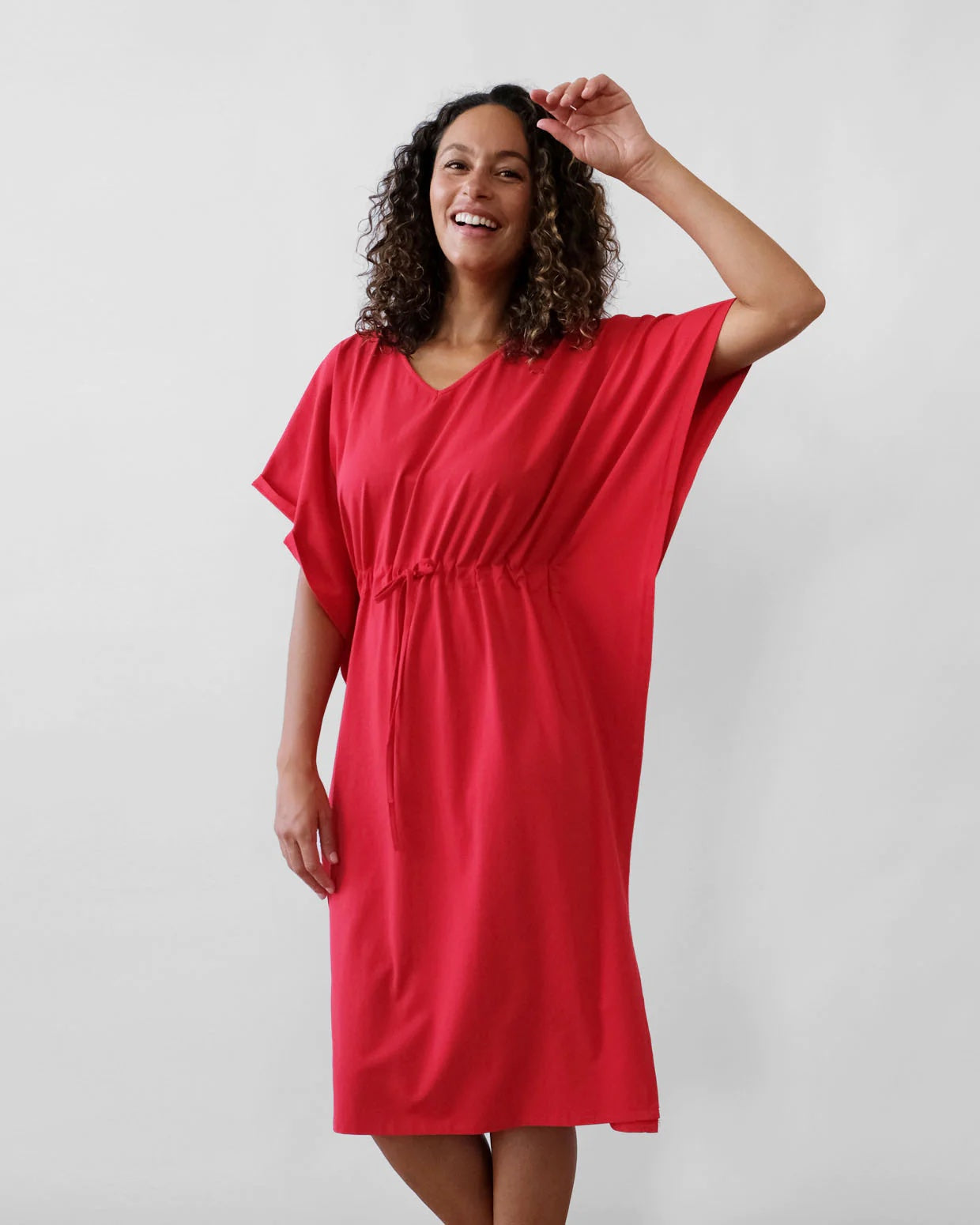 Matilda Dress, Bright Red