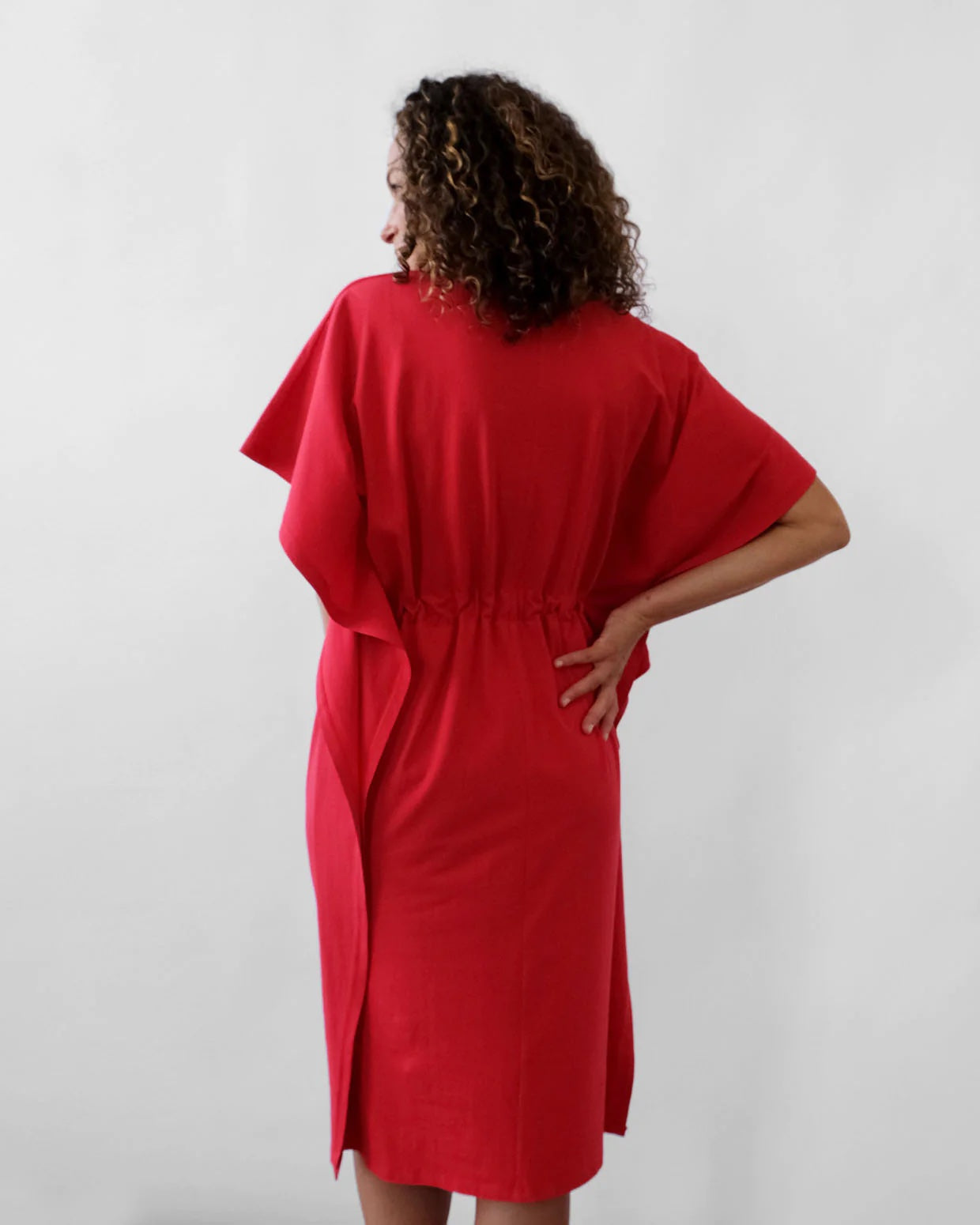 Matilda Dress, Bright Red