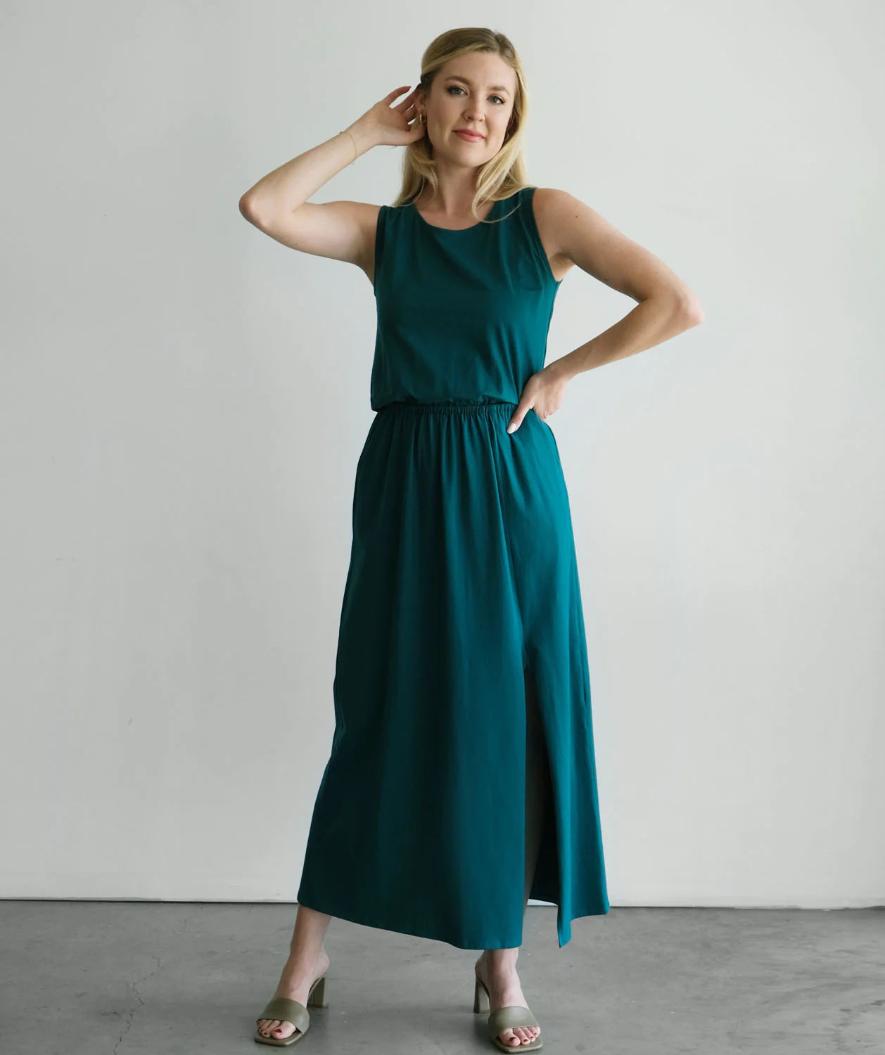 Miranda Dress, Shaded Spruce