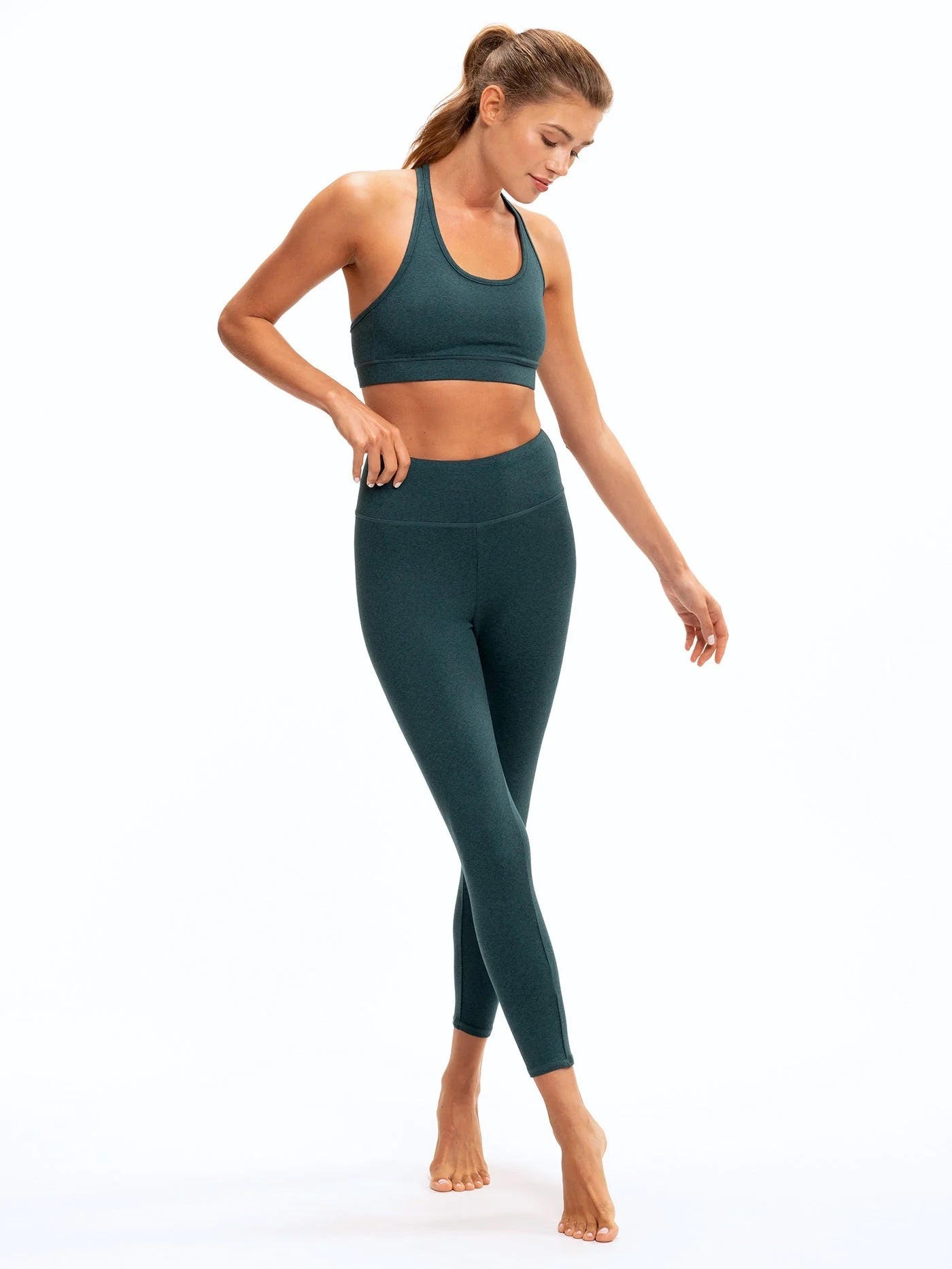 Monica High-Rise Legging, Heather Sea Dragon