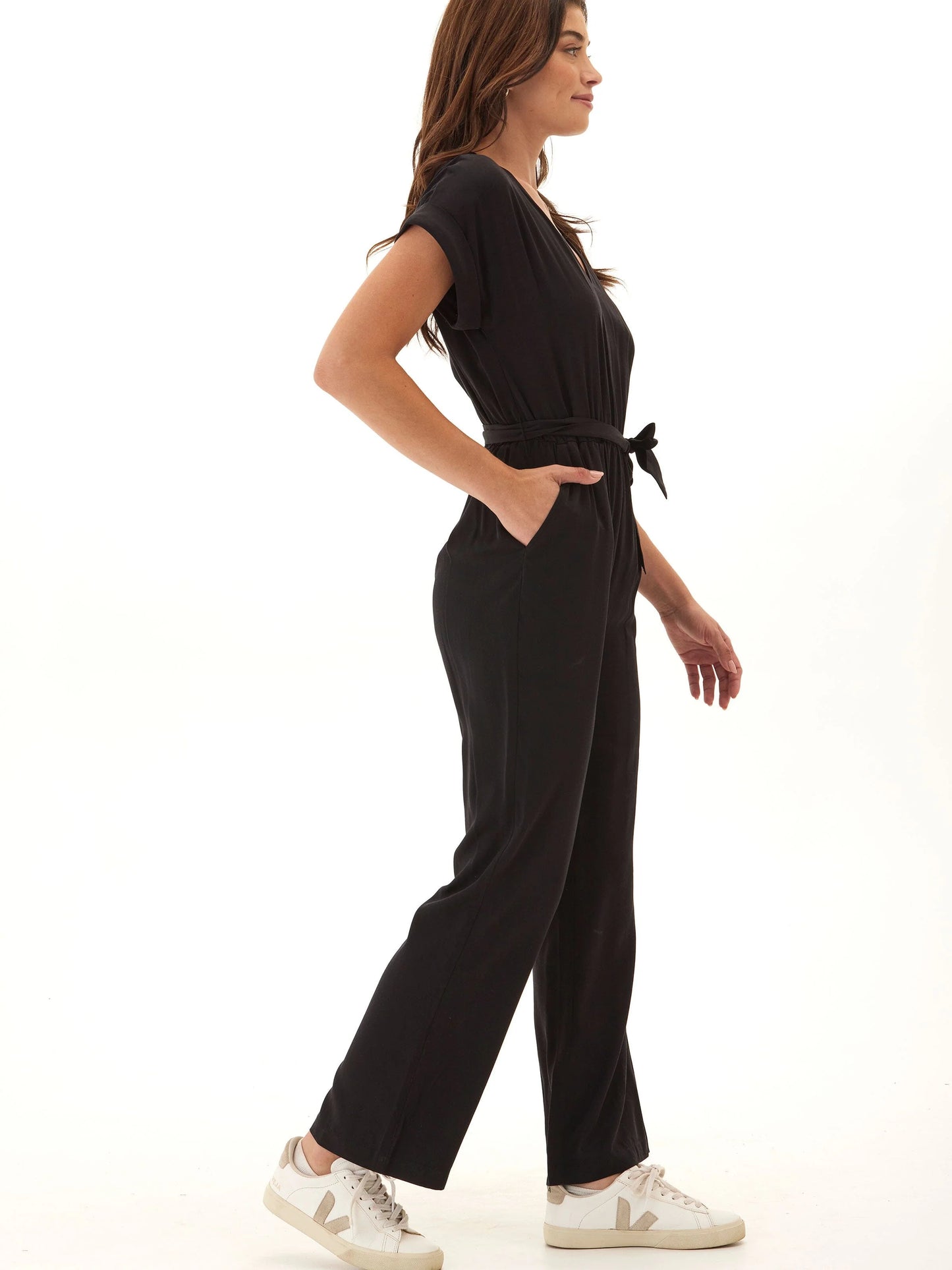 Odyssa EcoVero Jumpsuit, Black