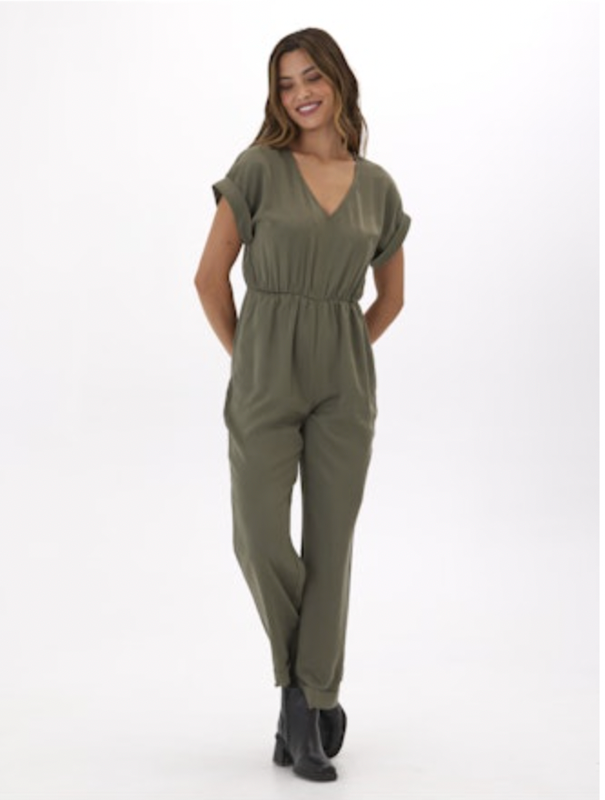 Odyssa EcoVero Jumpsuit, Artichoke