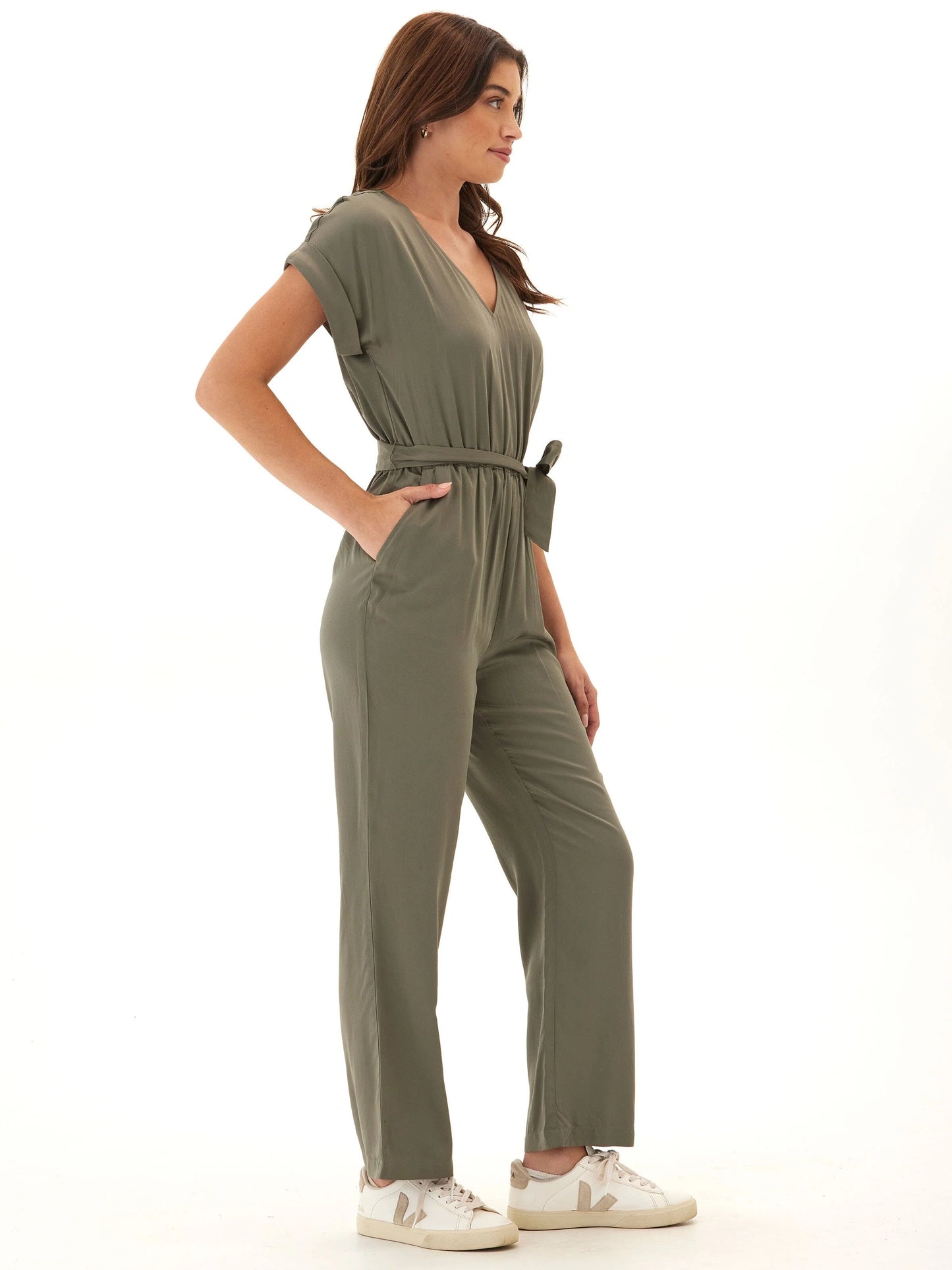 Odyssa EcoVero Jumpsuit, Artichoke