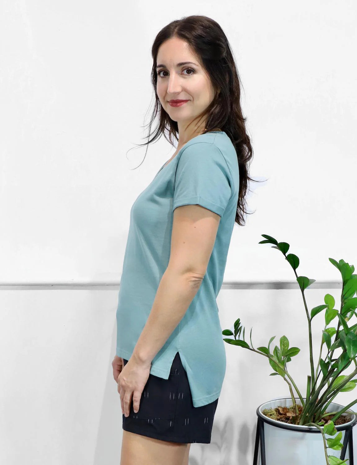 Organic Cotton T-Shirt, Cameo Blue