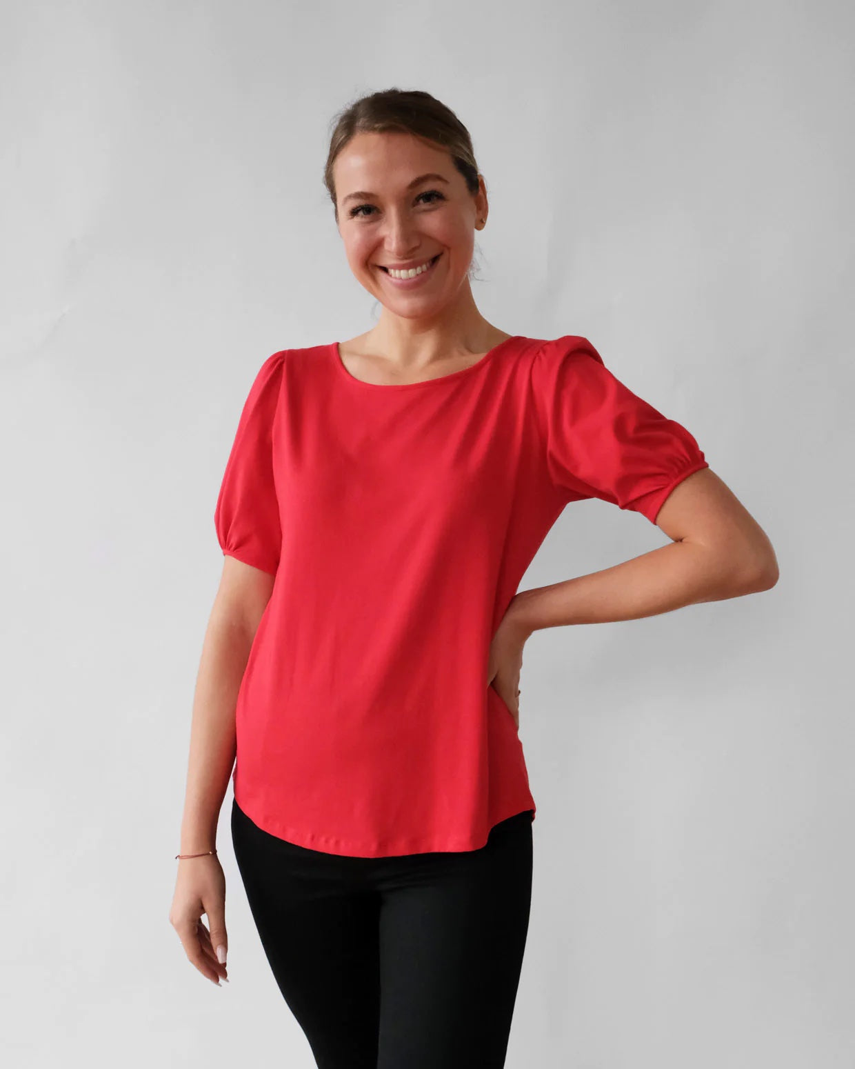 Rayne Tee, Bright Red