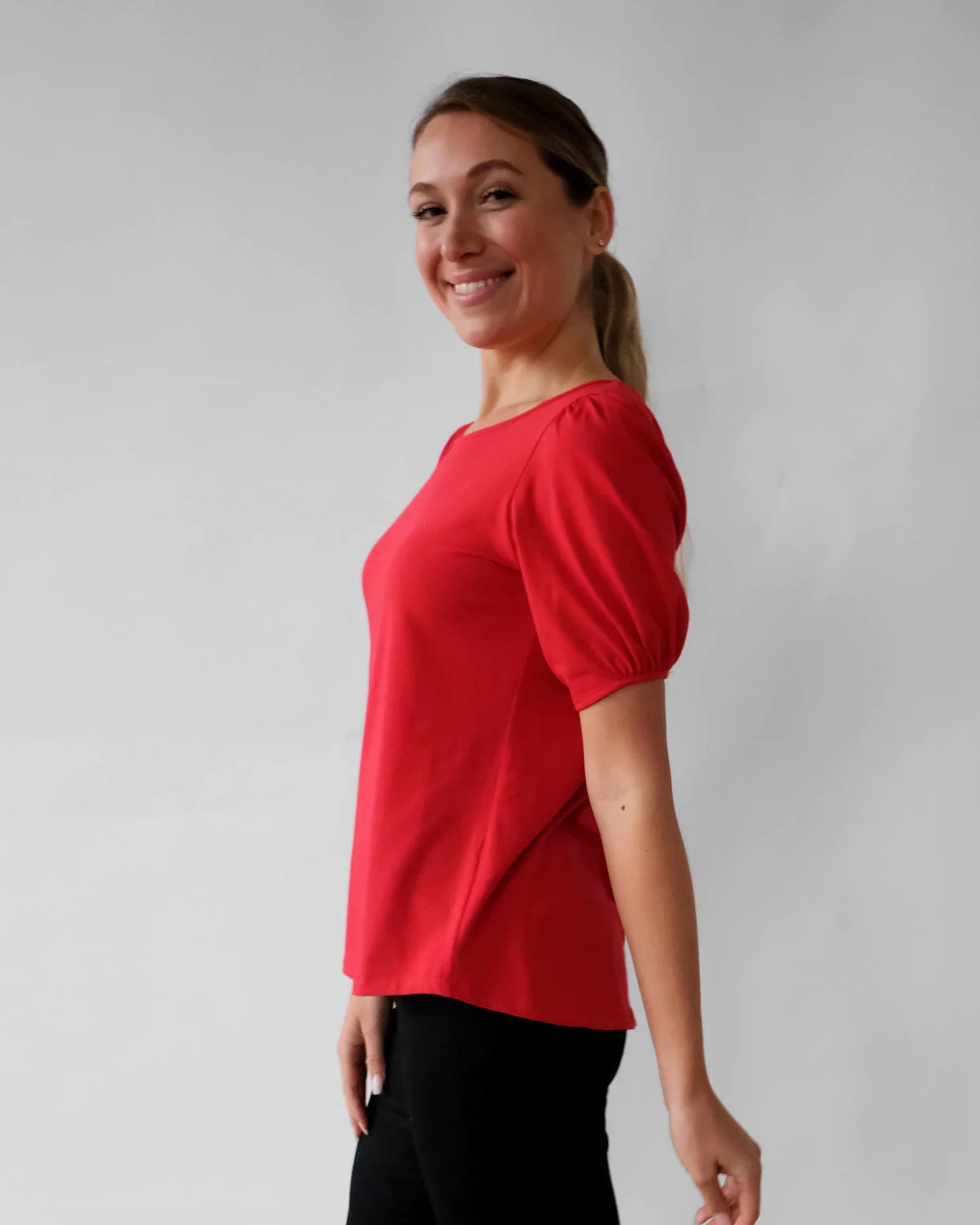 Rayne Tee, Bright Red