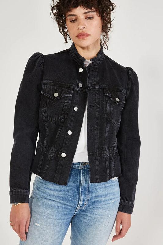 Remi Reconstructed Jacket, Black Rock