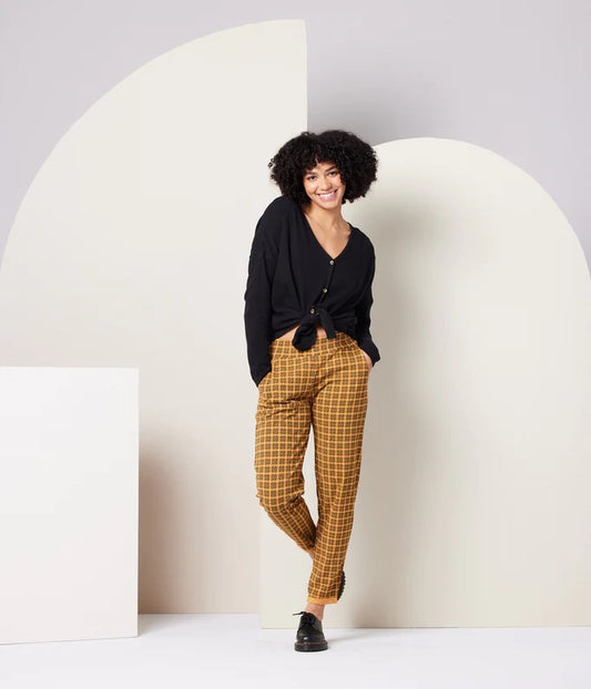 Sequoia Pant, Apricot Plaid