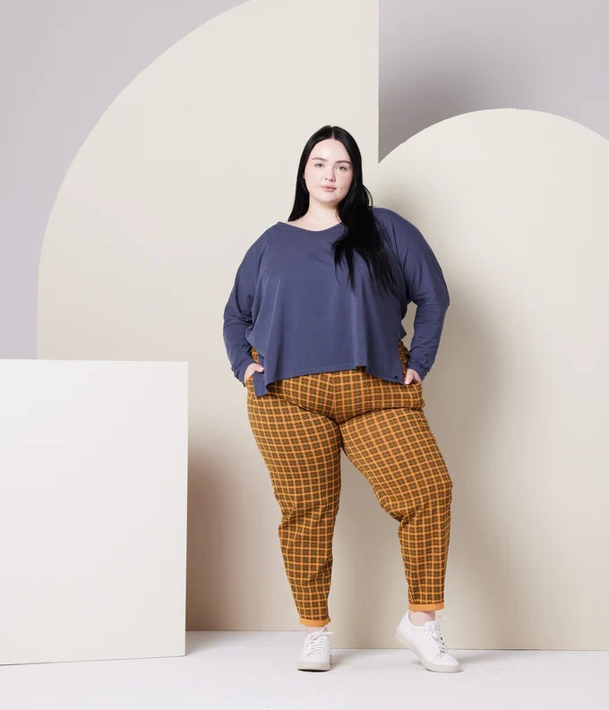 Sequoia Pant, Apricot Plaid