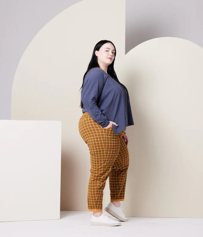 Sequoia Pant, Apricot Plaid