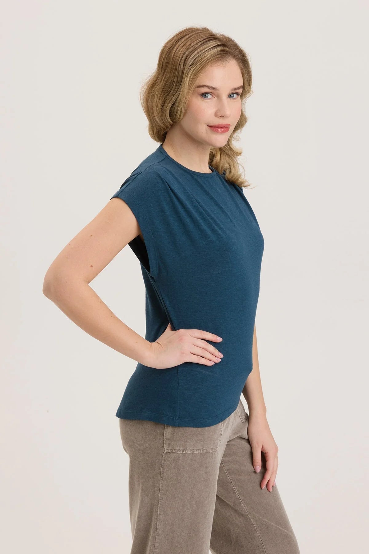 Slub Arwen Top, Sea Port